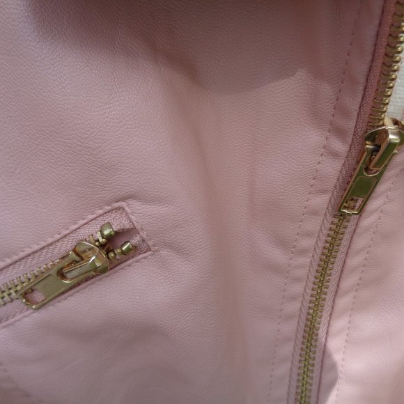 Kittenish Vegan leather romper in blush pink Jesse James Decker collection - Picture 8 of 14